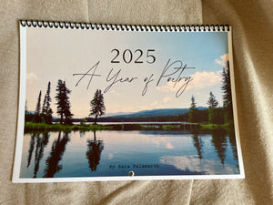 2025 A Year of Poetry Wall Calendar