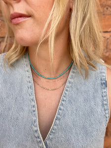 Turquoise Waves Necklace