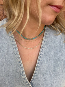 Turquoise Waves Necklace