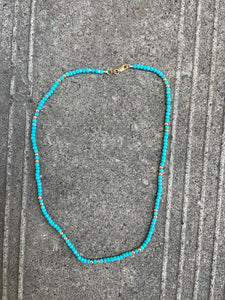 Turquoise Waves Necklace